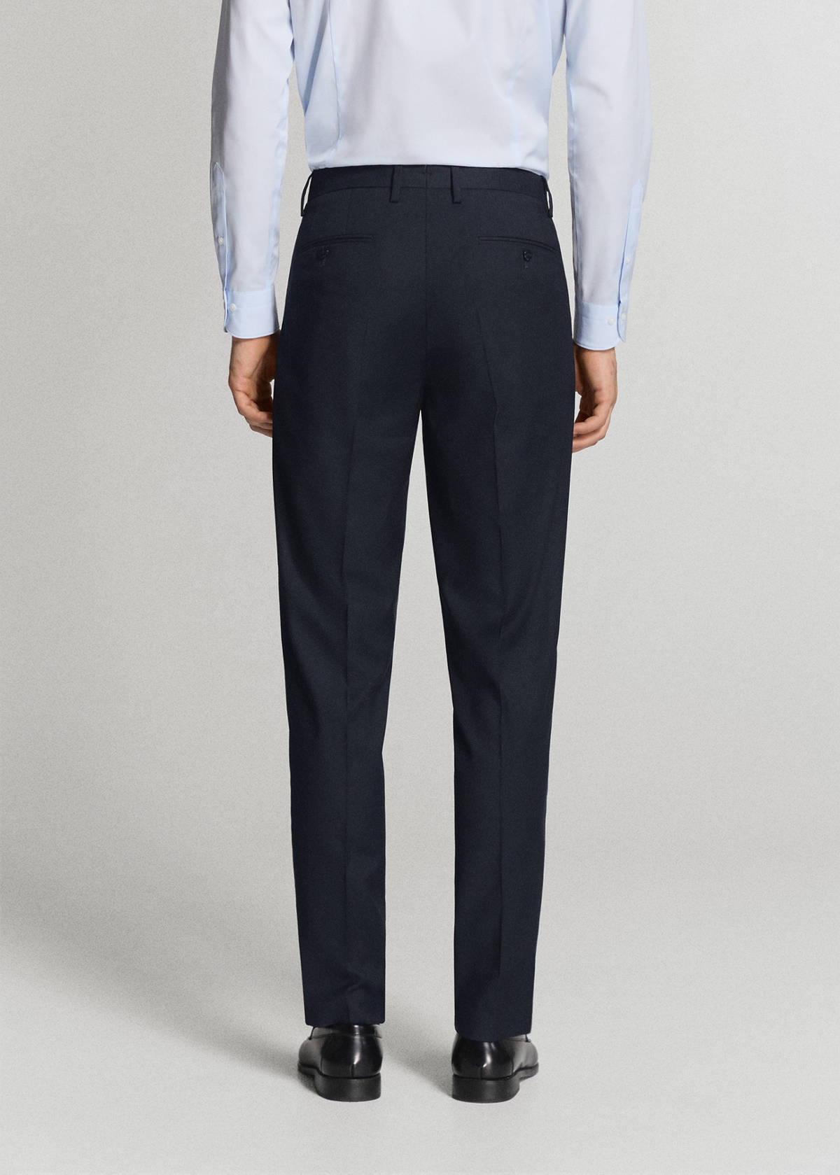 Milan slim fit suit trousers — Navy
