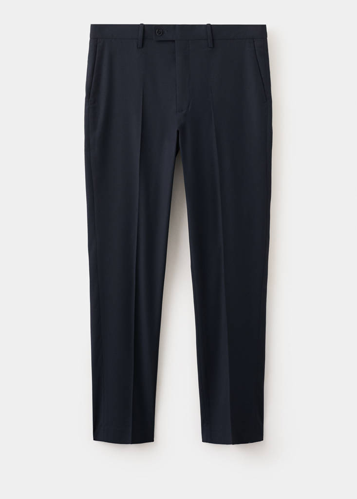 Milan slim-fit suit trousers — Navy