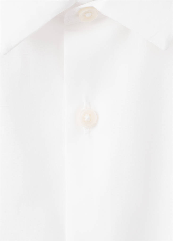 Oxford cotton shirt — White