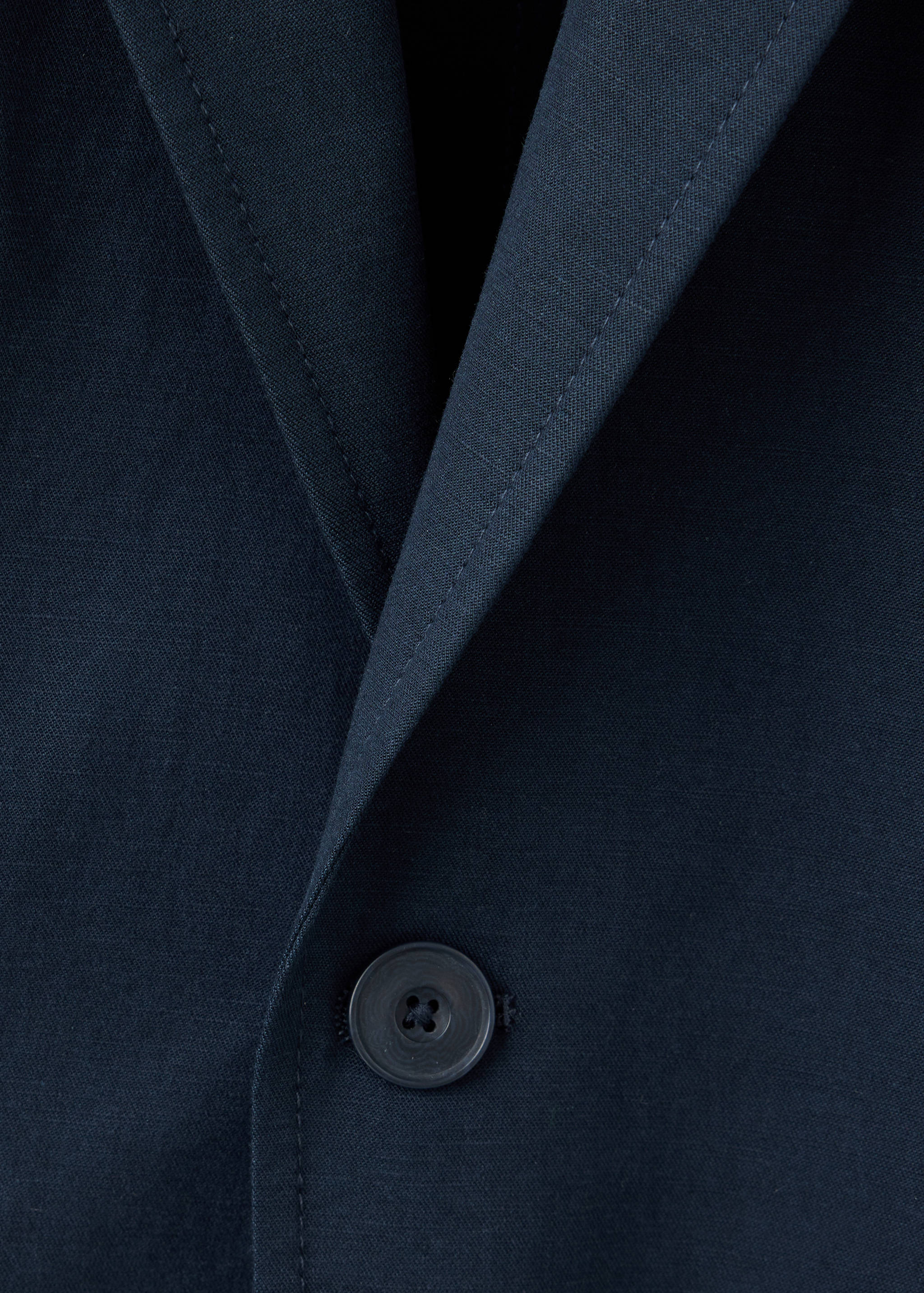 Slim-fit suit jacket made from a linen-lyocell blend - Details of the article 8
