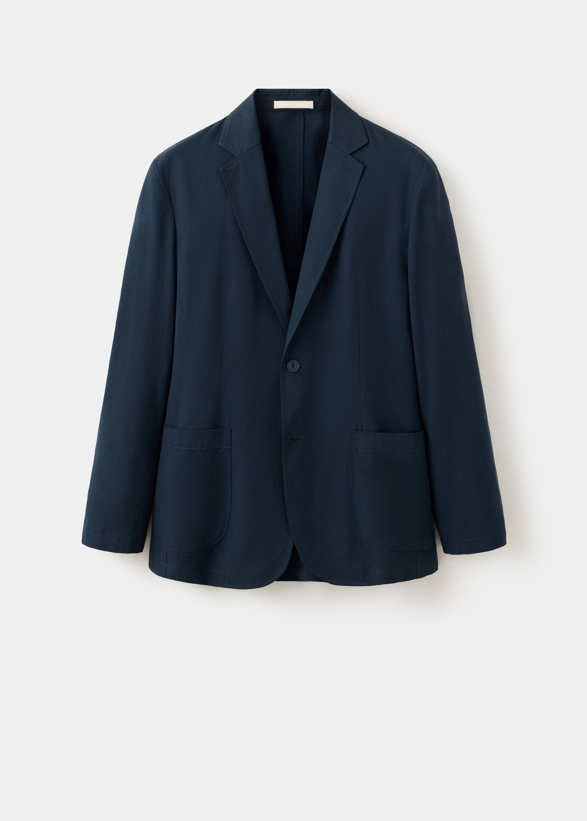 Slim-fit suit jacket made from a linen-lyocell blend - Article without model