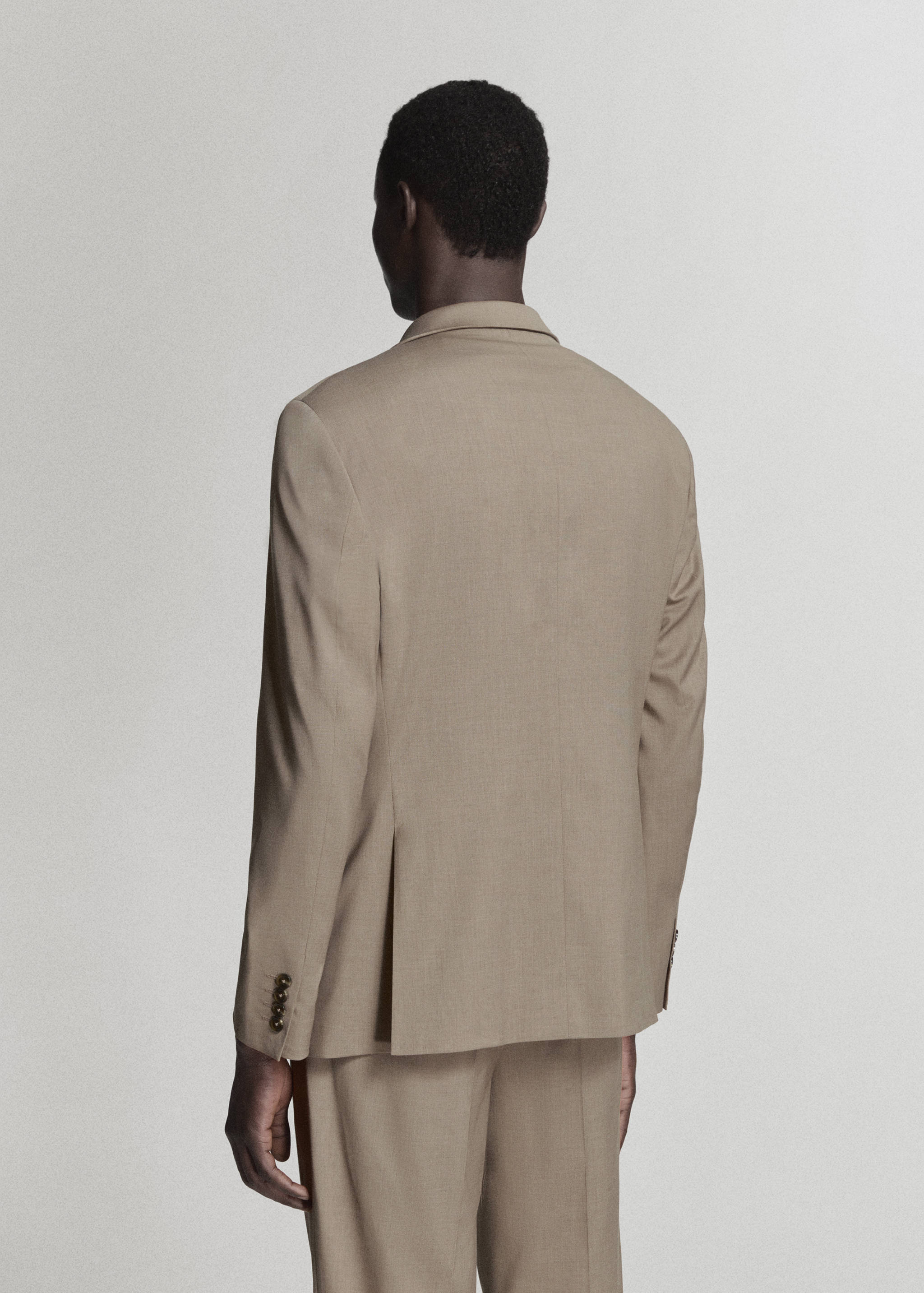 Milan slim-fit suit jacket - Reverse of the article