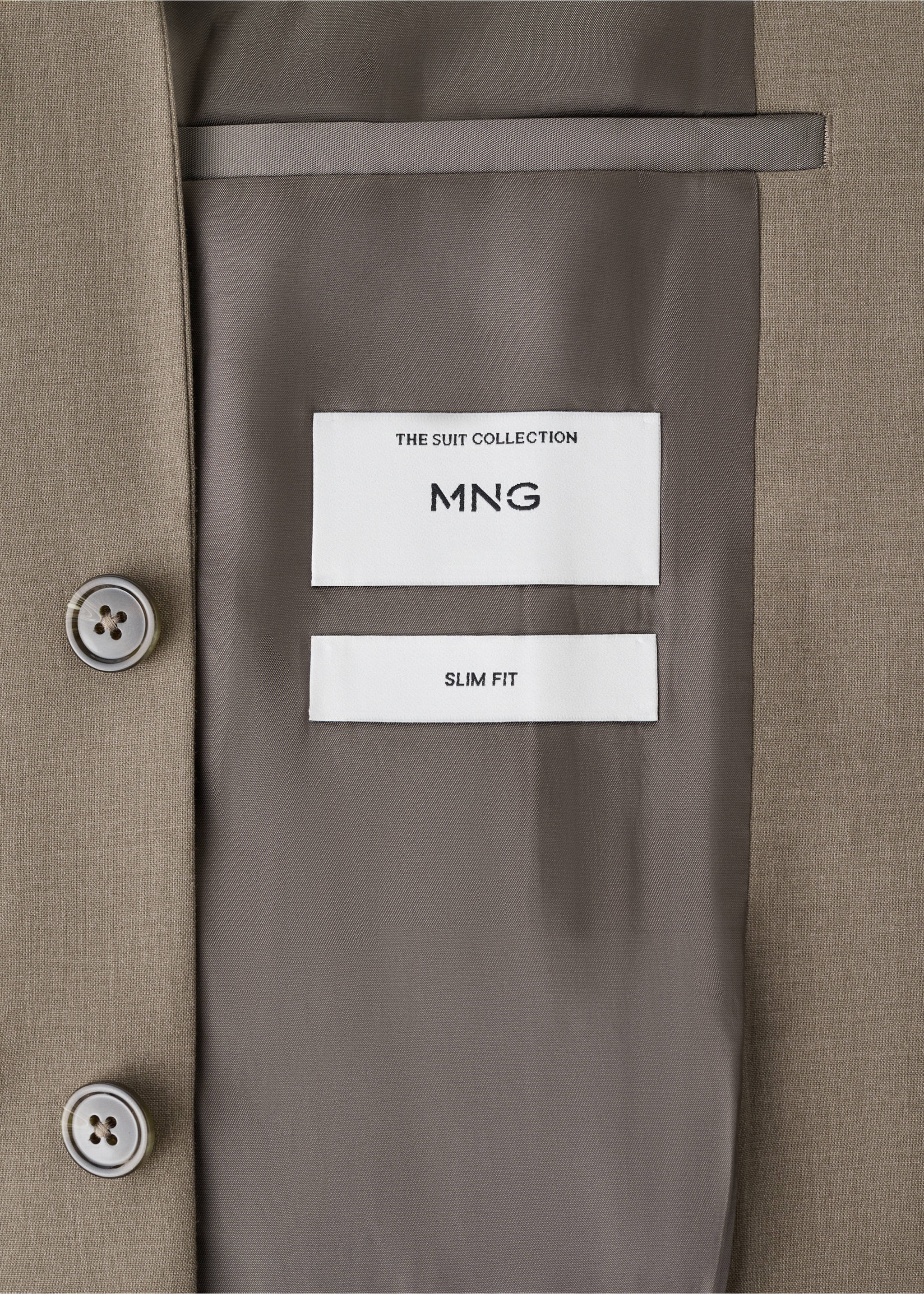 Americana traje Milán slim fit - Detalle del artículo 0, Marrón medio. Ref: 37041369-00.