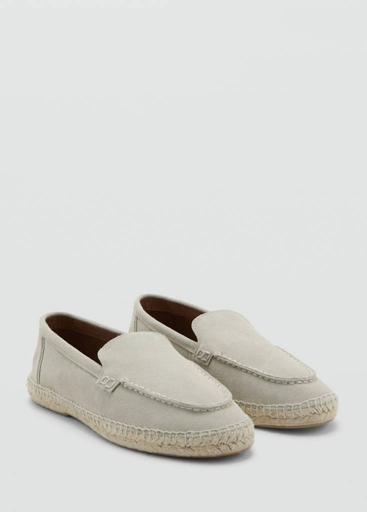 Jute leather shoe — Sand
