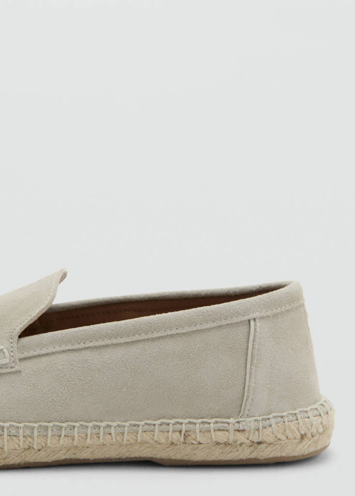Jute leather shoe — Sand