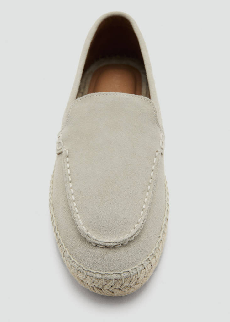 Jute leather shoe — Sand
