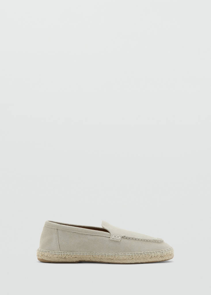 Jute leather shoe — Sand