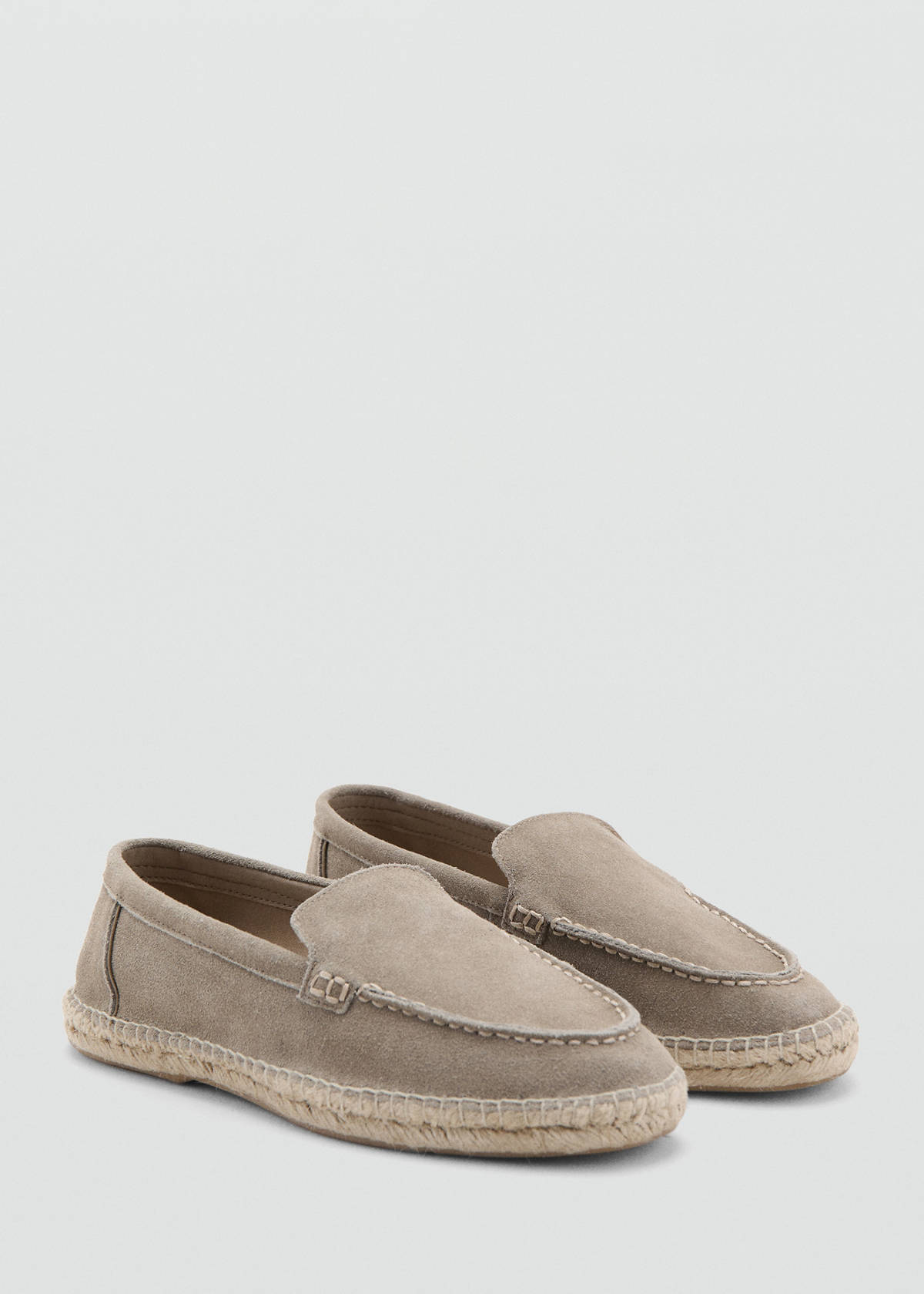 Jute leather shoe — Medium Brown