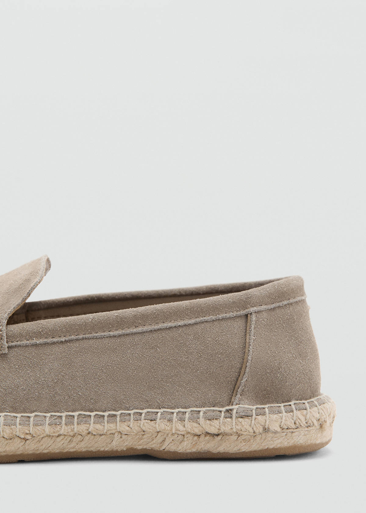 Jute leather shoe — Medium Brown