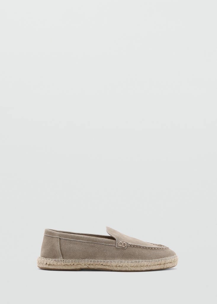 Jute leather shoe — Medium Brown