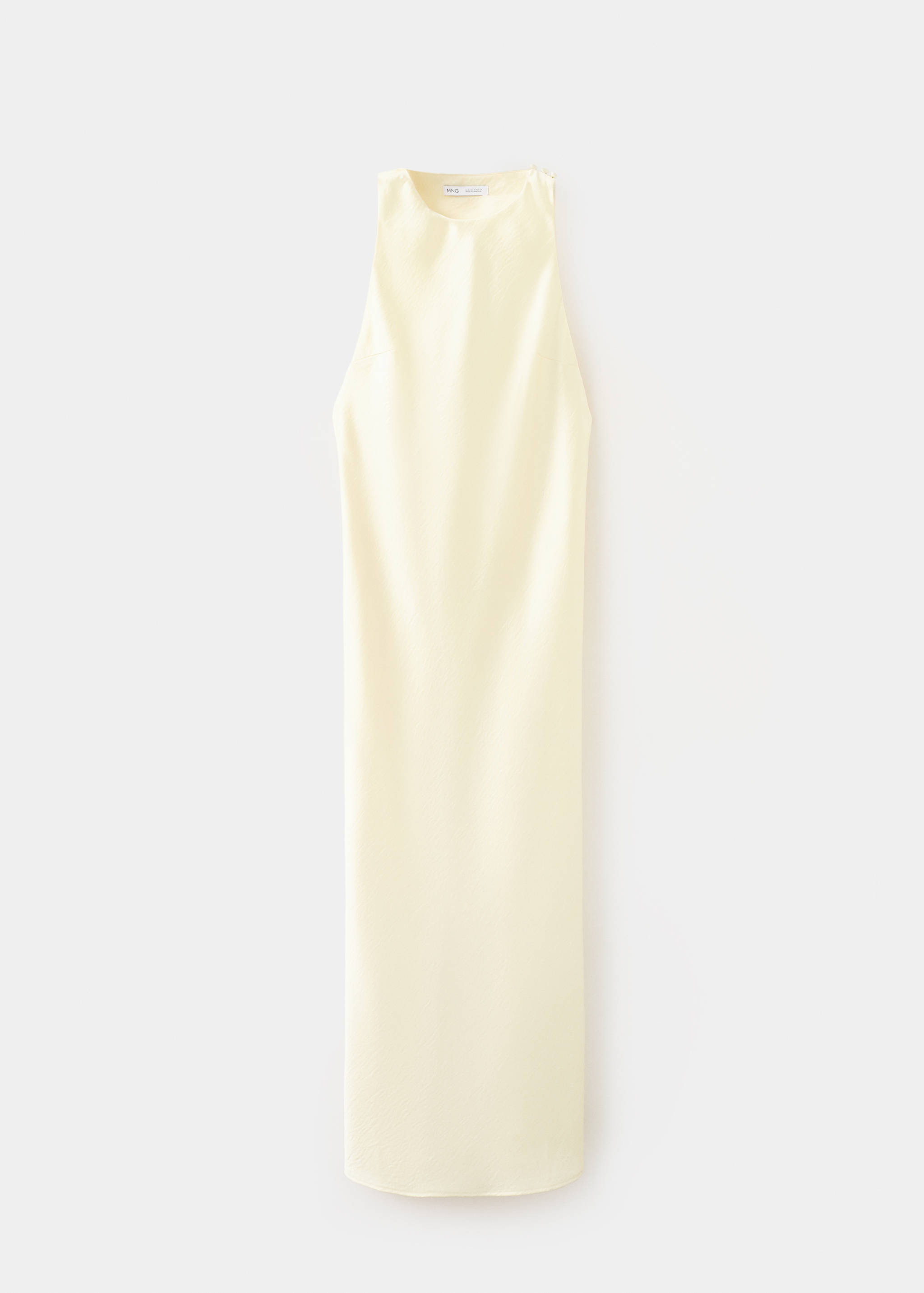 Back detail satin dress - Article without model