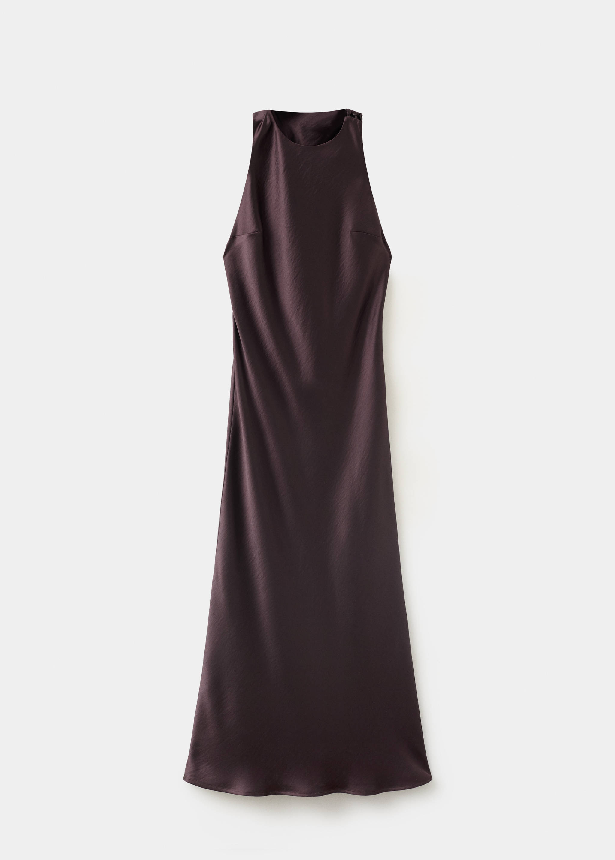 Back detail satin dress - Article without model