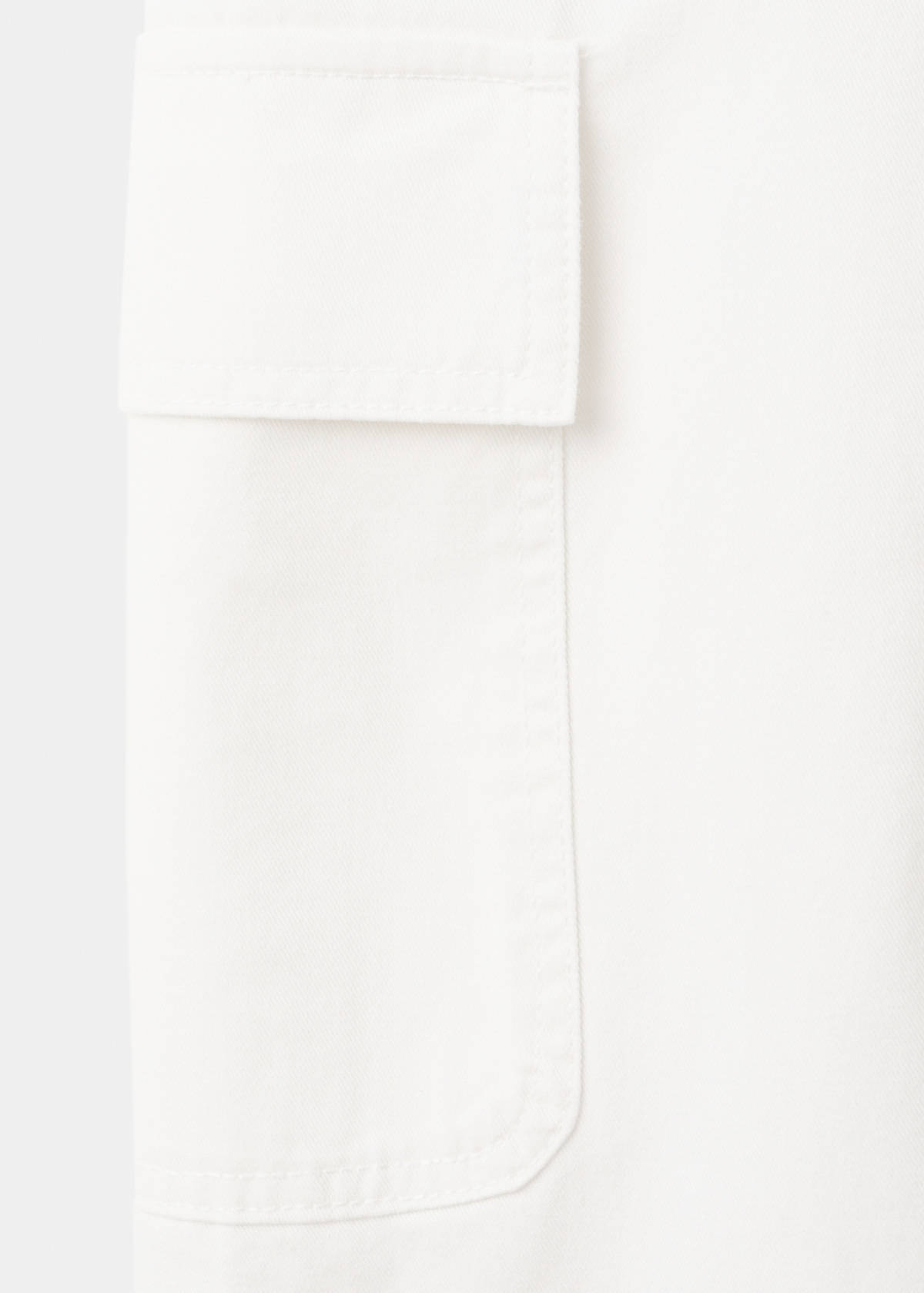 Pocket cargo jeans — White