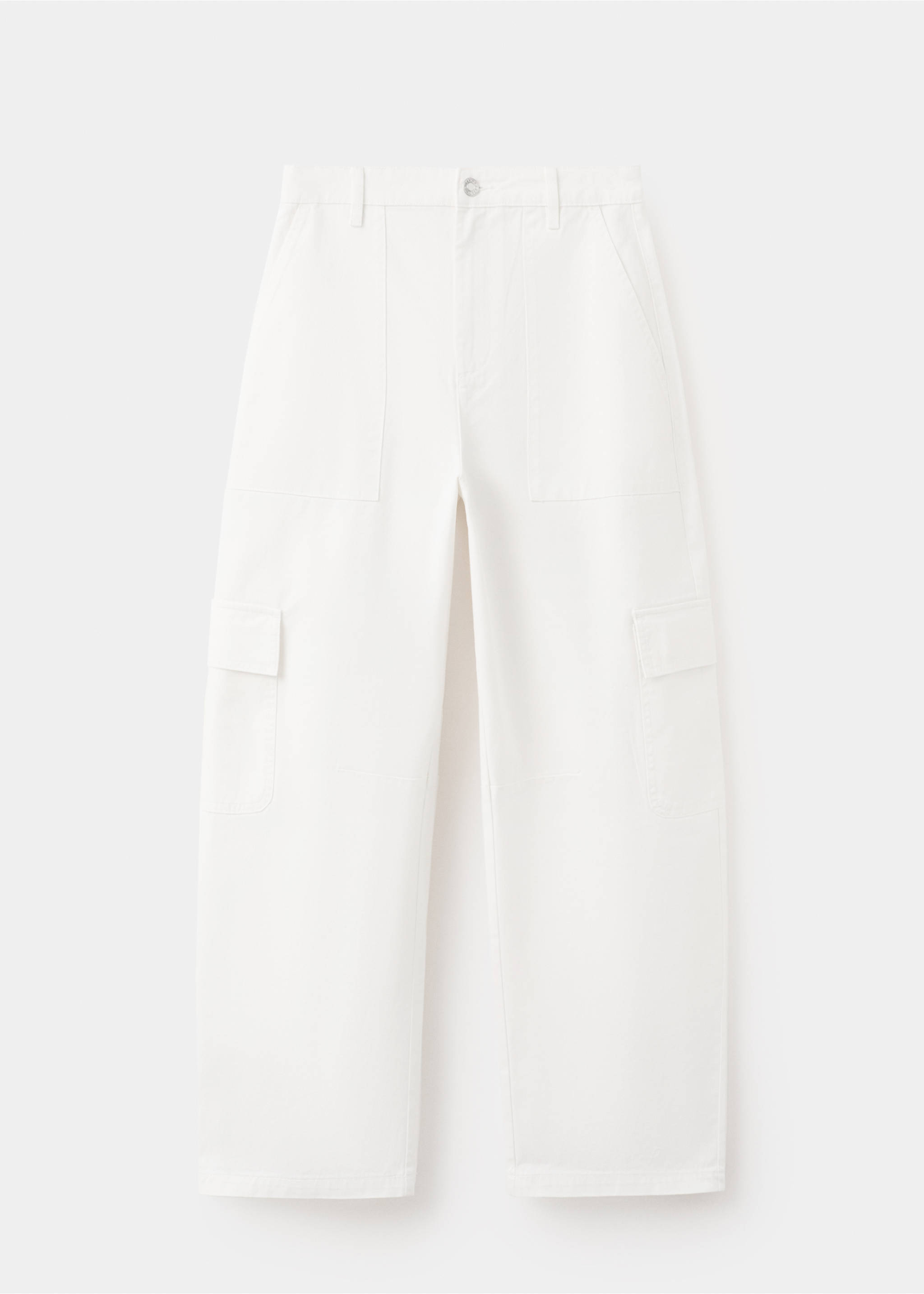 Pocket cargo jeans - Article without model, White. Ref: 37041376-00.