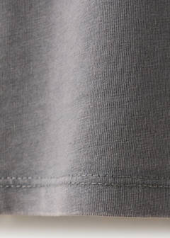 Printed cotton-blend t-shirt — Charcoal 6