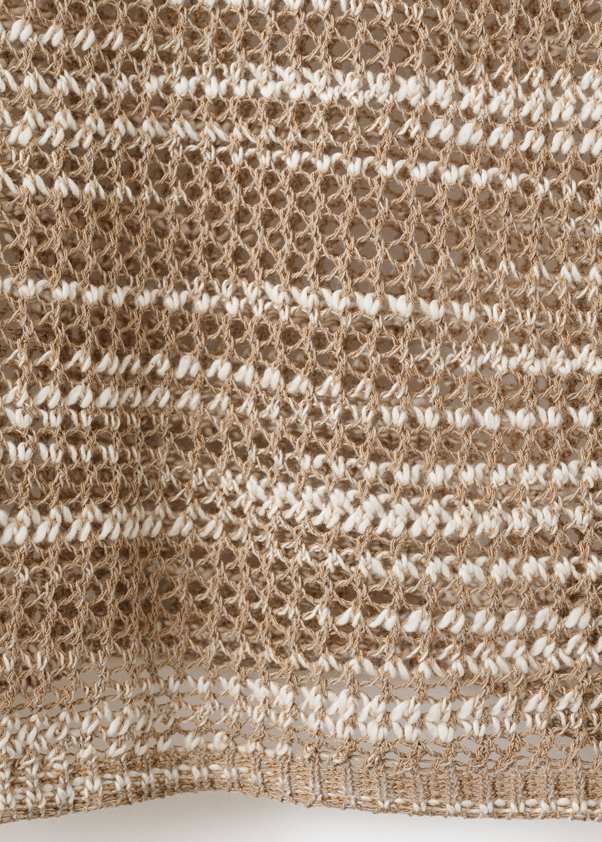 Two-tone crochet sweater - Details of the article 0