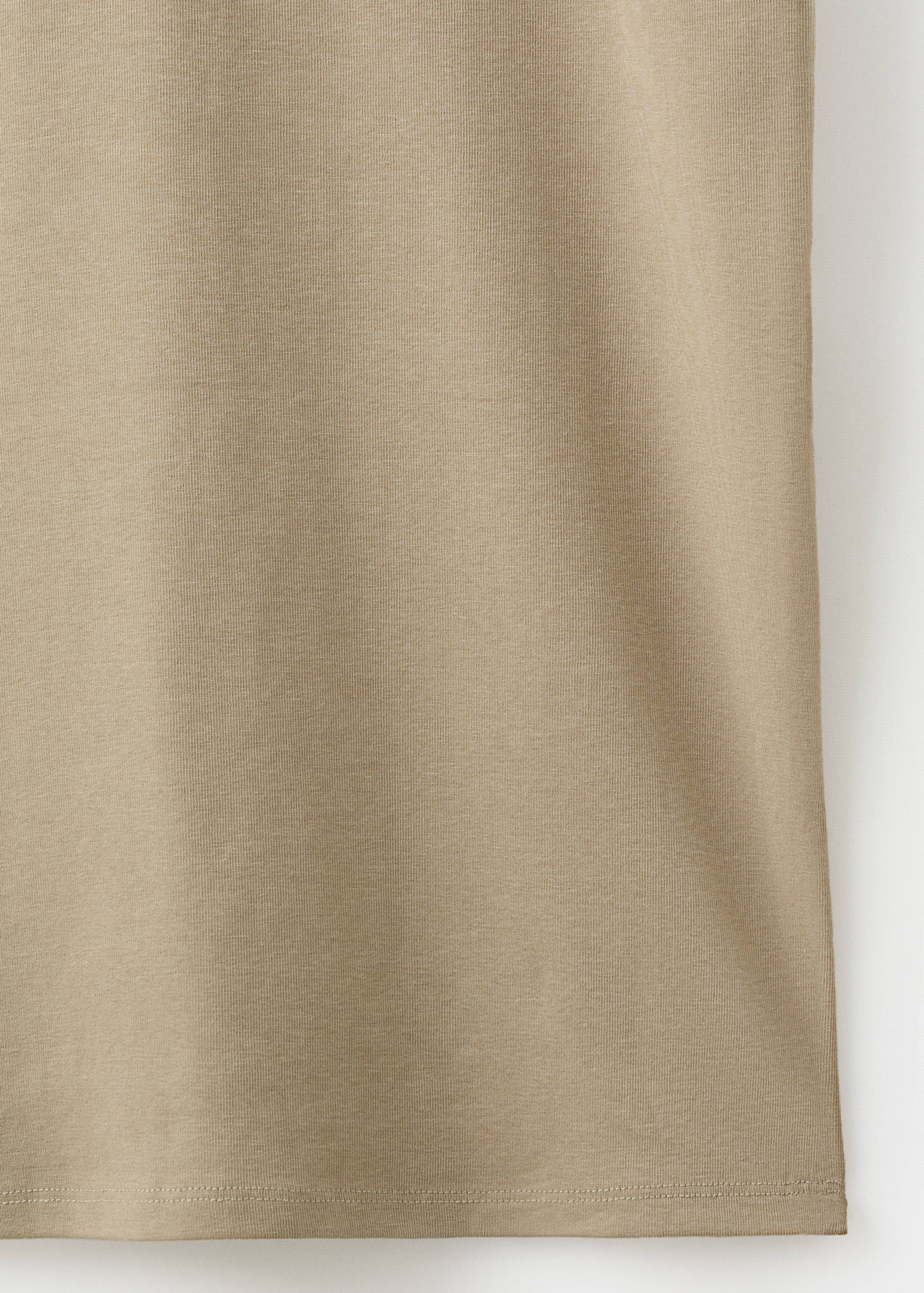Langes Kleid mit Trägerdetail - Detail des Artikels 0