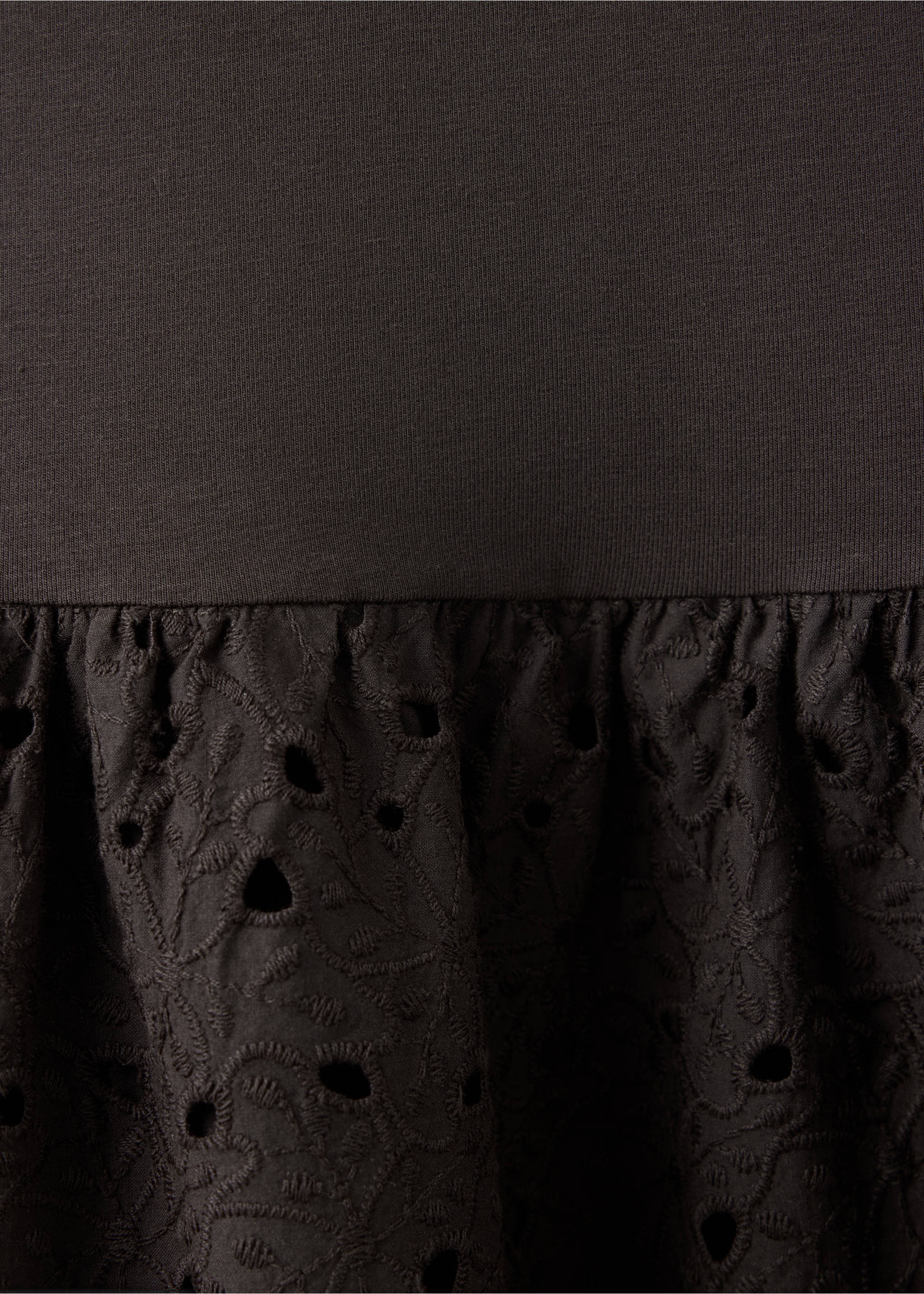 Robe combinée broderie ajourée - Détail de l'article 8, Marron. Ref: 37041383-00.