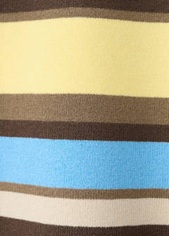 Striped knitted shorts — Pastel Yellow 8