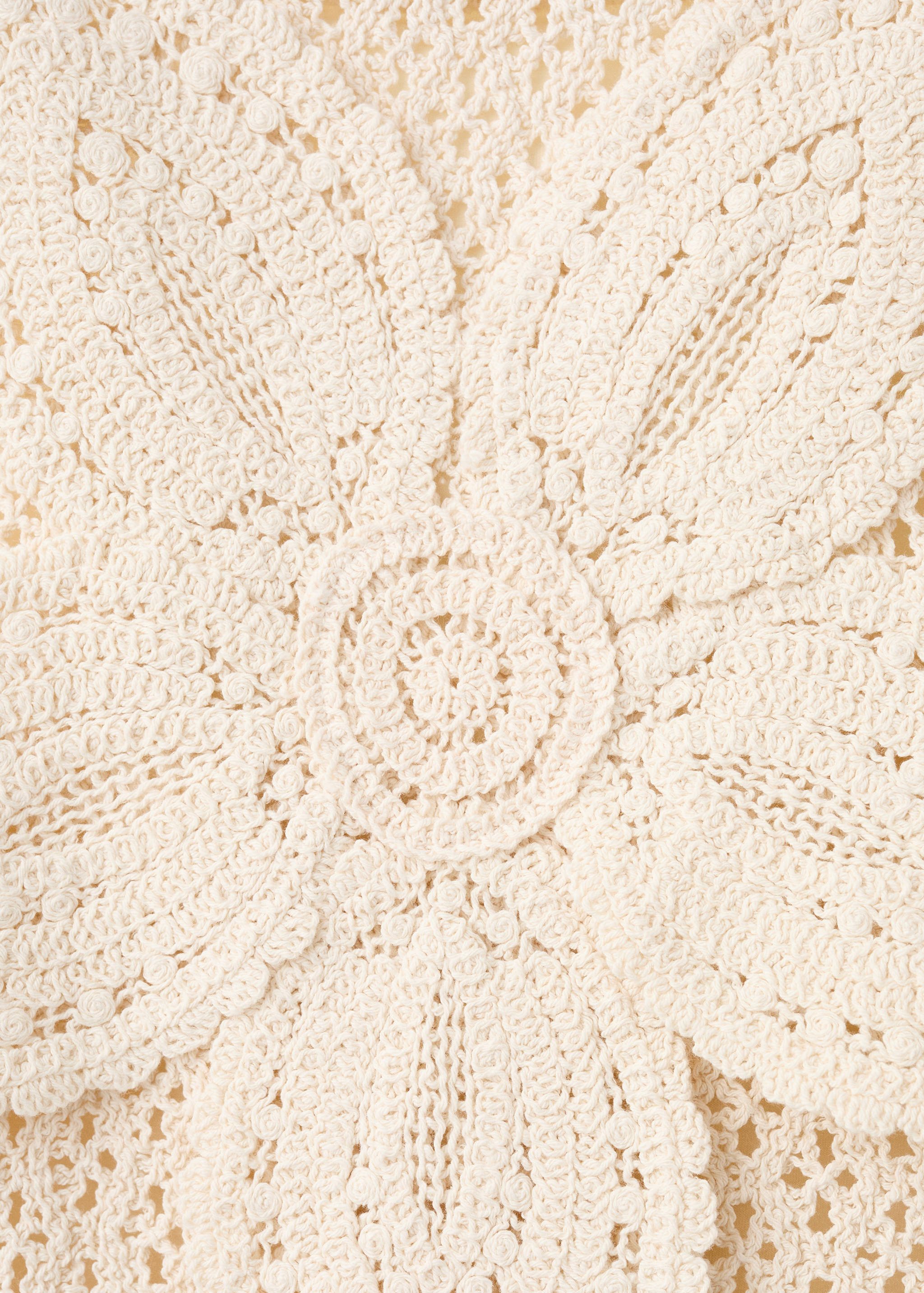 Vestido punto calado flor - Detalle del artículo 0
