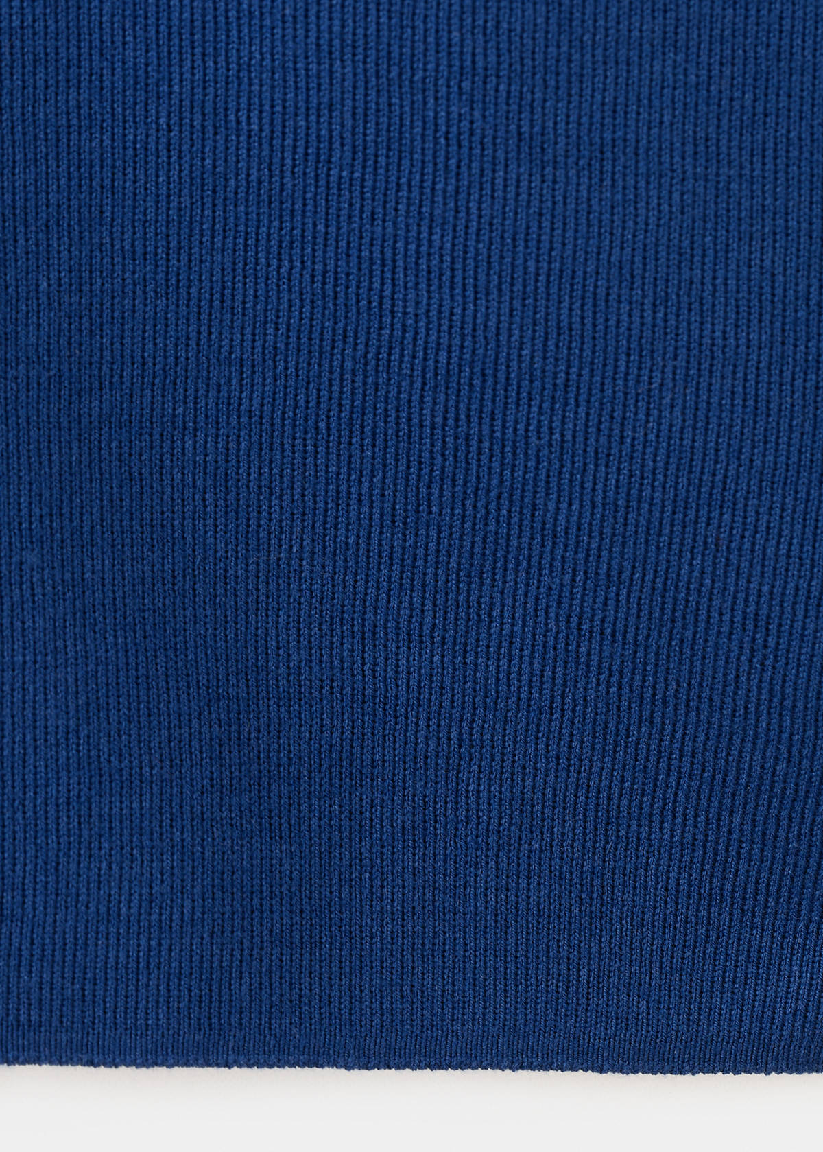 Short-sleeve knitted t-shirt — Vibrant blue