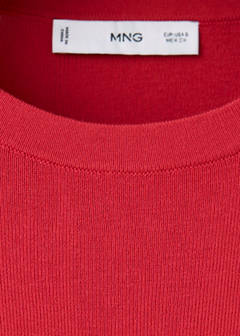Short-sleeve knitted t-shirt — Red 6