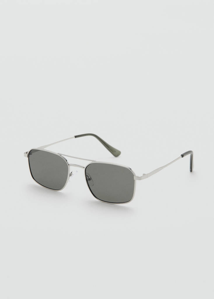 Metallic frame sunglasses — Silver