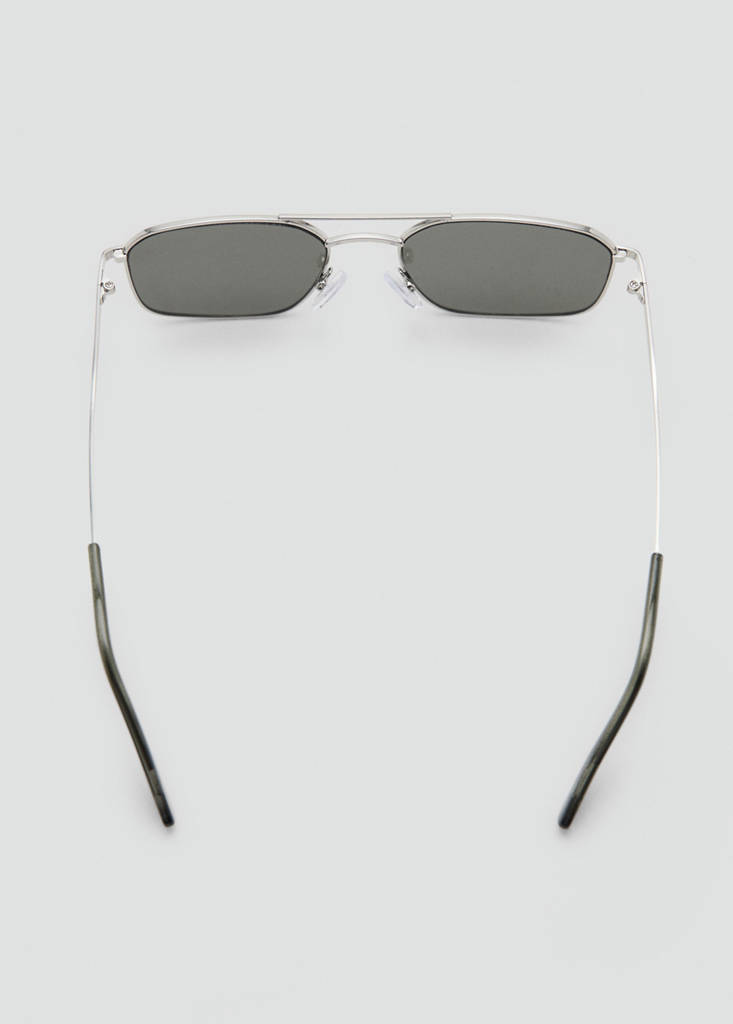 Metallic frame sunglasses — Silver
