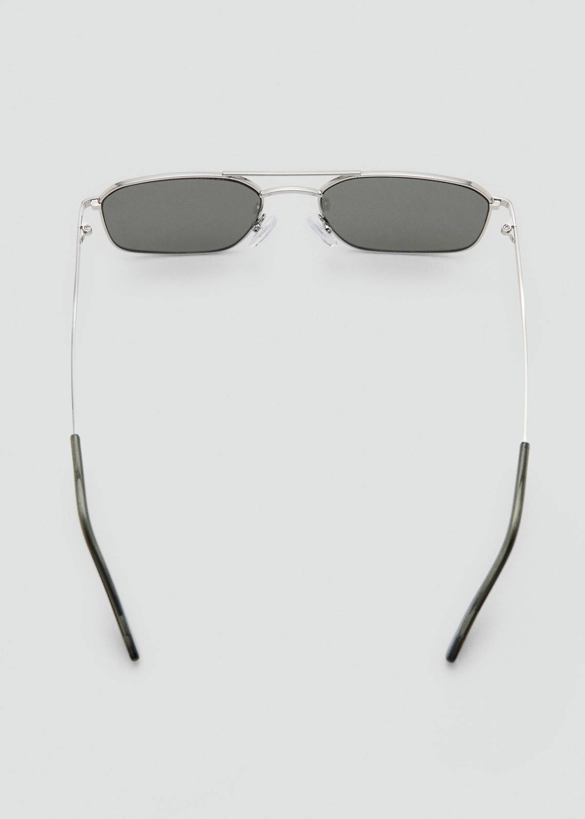 Metallic frame sunglasses — Silver