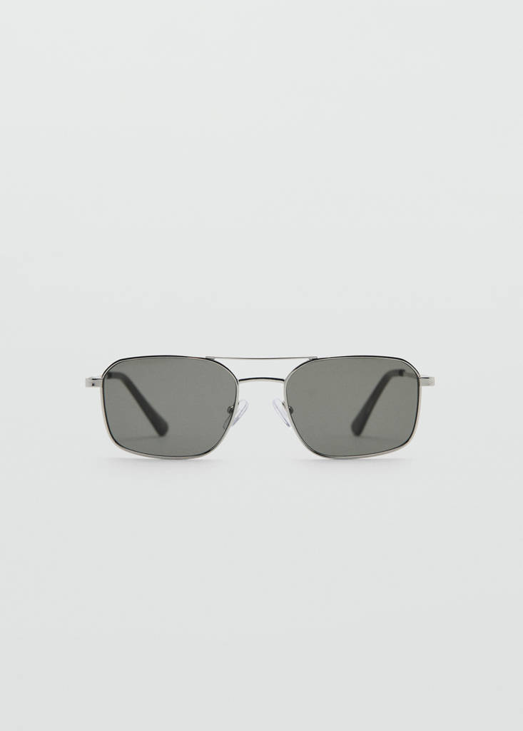 Metallic frame sunglasses — Silver