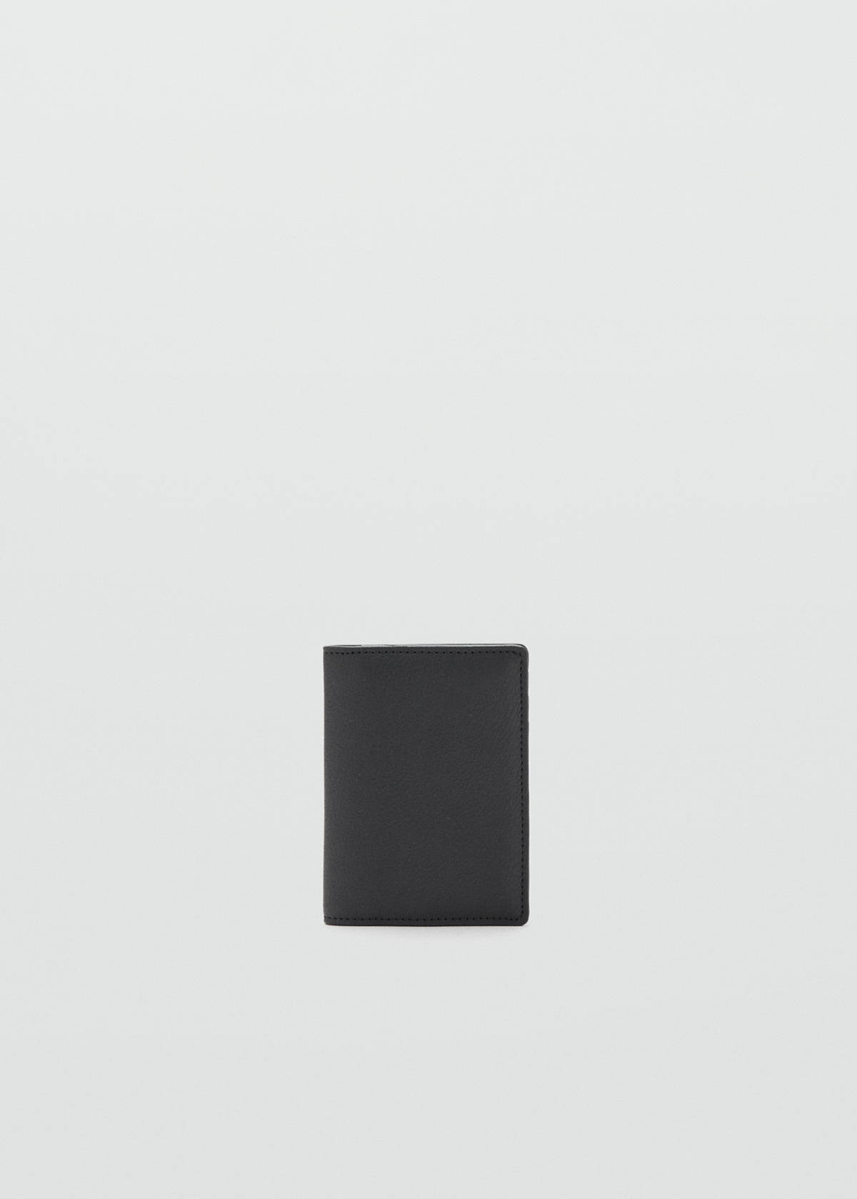 Wallet with embossed effect — Black