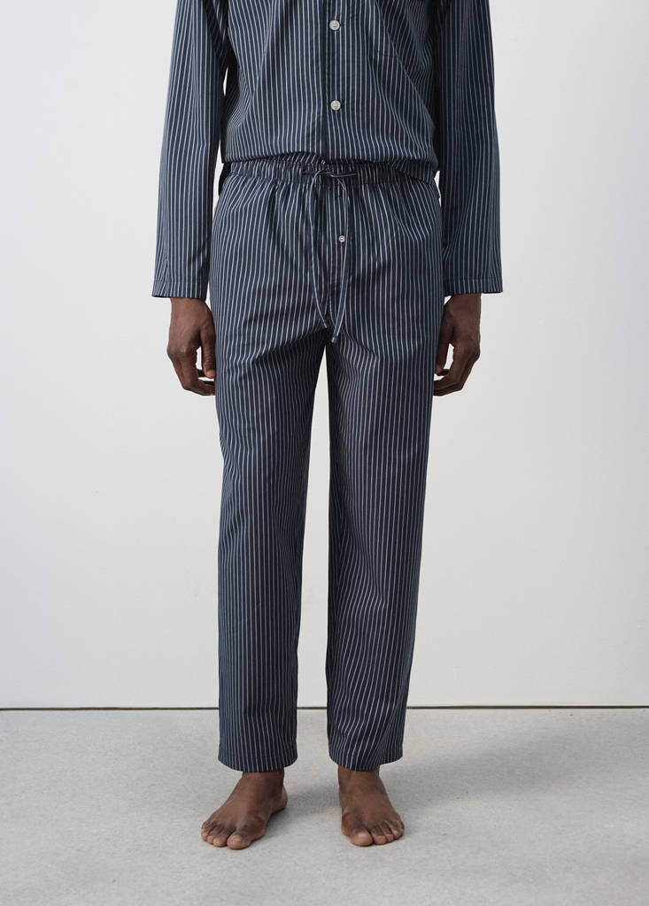 Striped pyjama pack — Navy