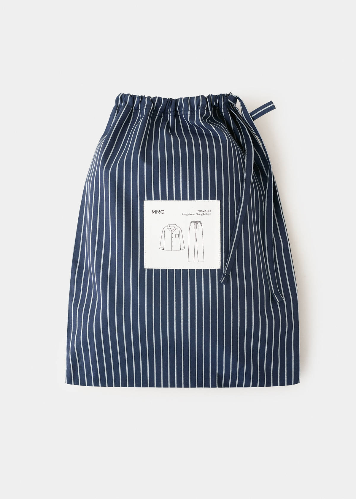 Striped pyjama pack — Navy