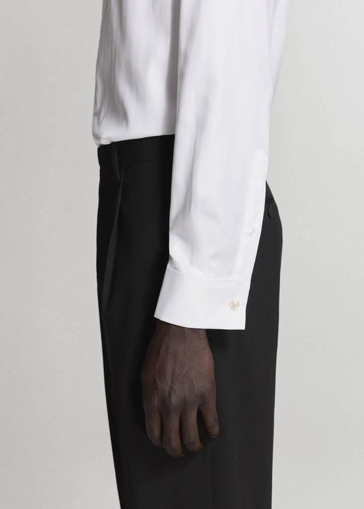 100% cotton slim-fit suit shirt - thumbnail 7