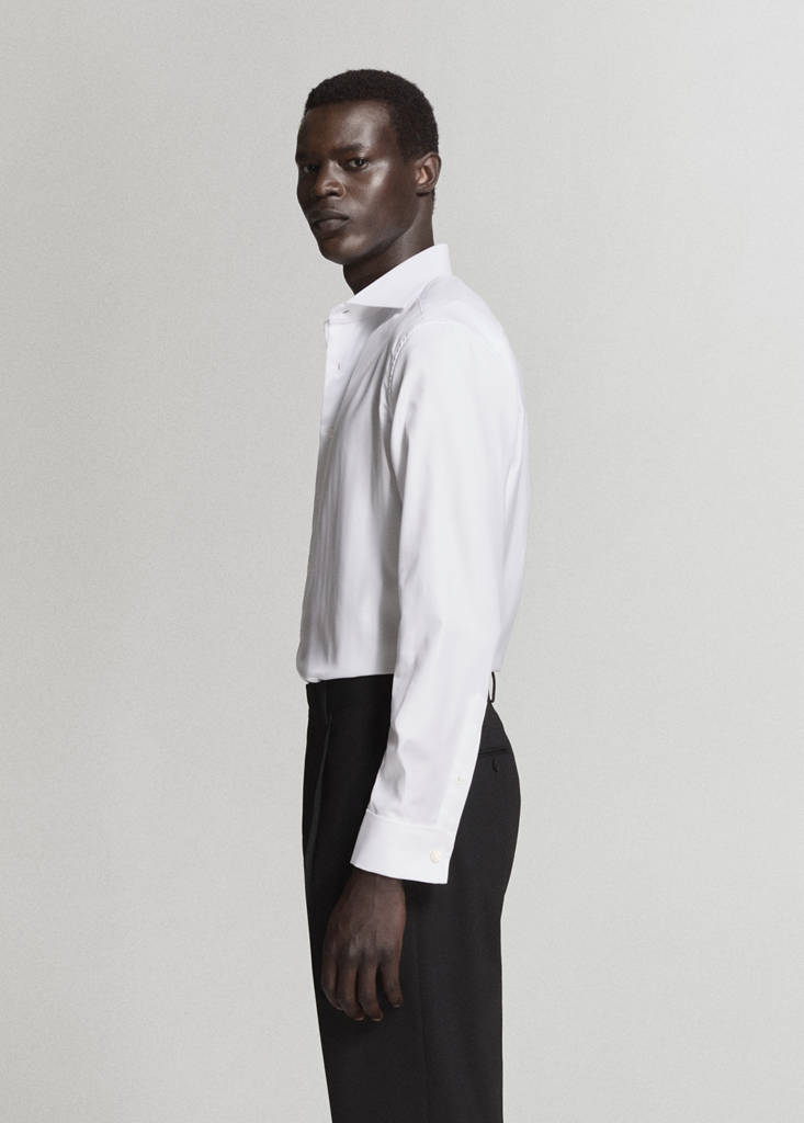 100% cotton slim-fit suit shirt - thumbnail 6