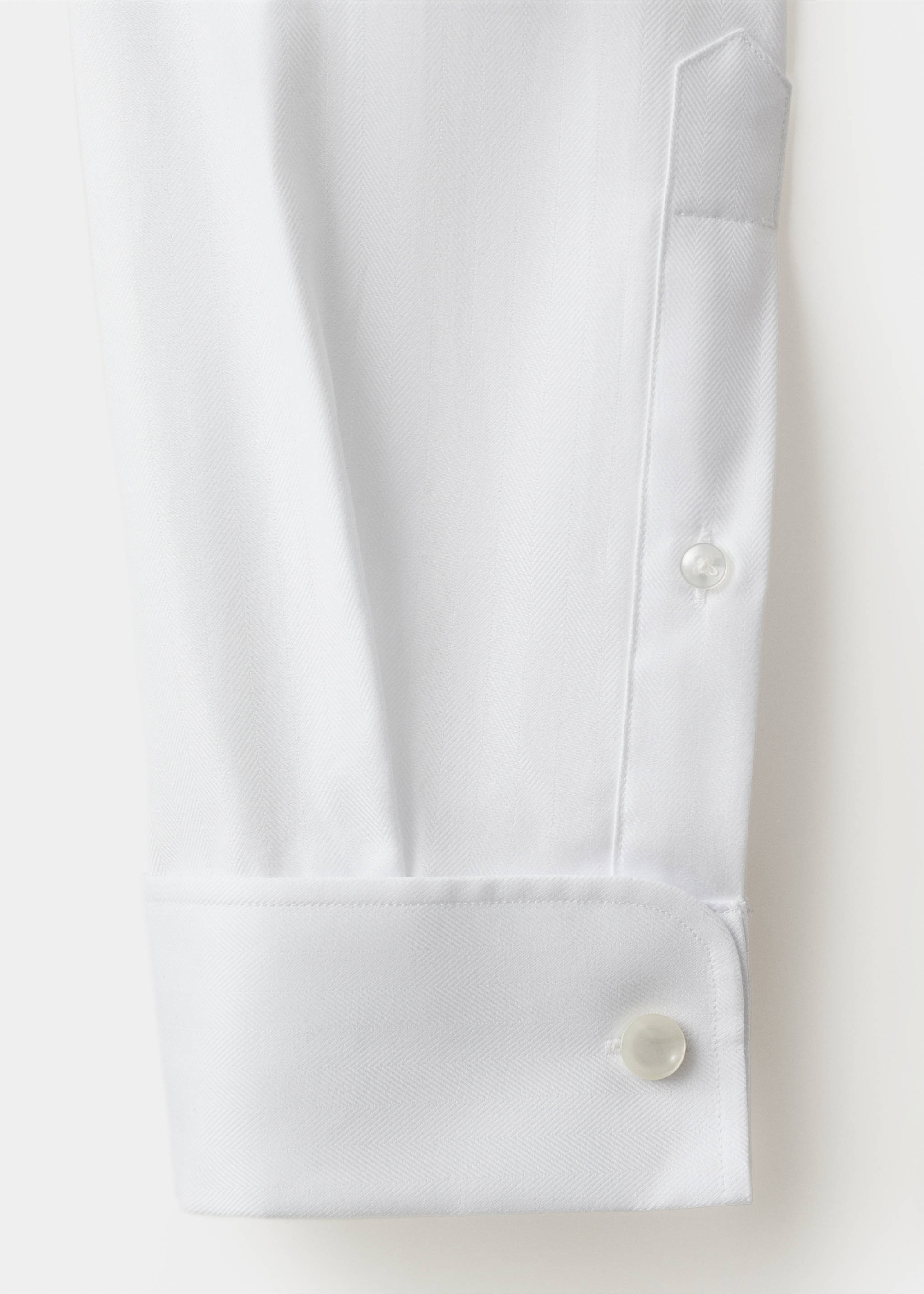 Chemise unie 100 % coton - Détail de l'article 0, Blanc. Ref: 37041399-00.