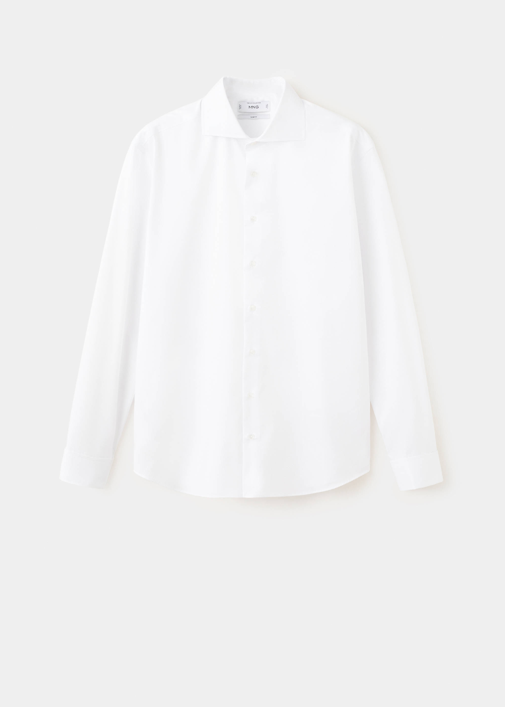 100% cotton slim-fit suit shirt - Article without model