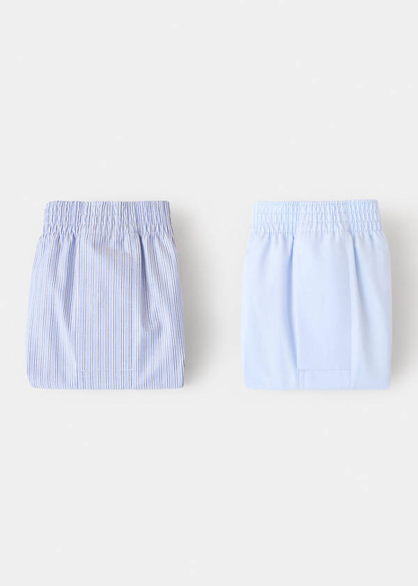 Mixed boxer 2 pack — Sky Blue