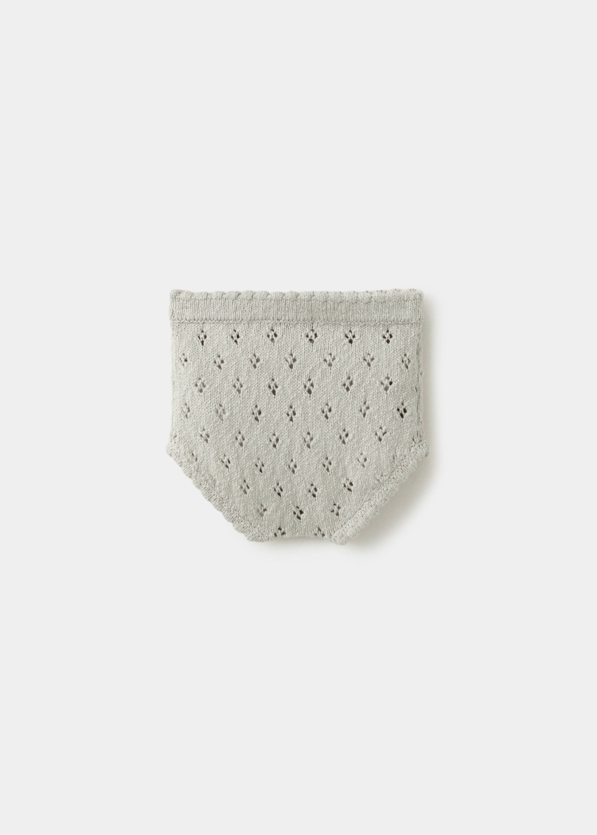 Openwork knit romper - Reverse of the article