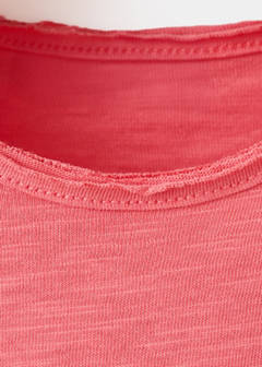 Printed cotton-blend t-shirt — Red 7