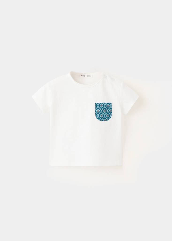 Printed pocket T-shirt — Off White