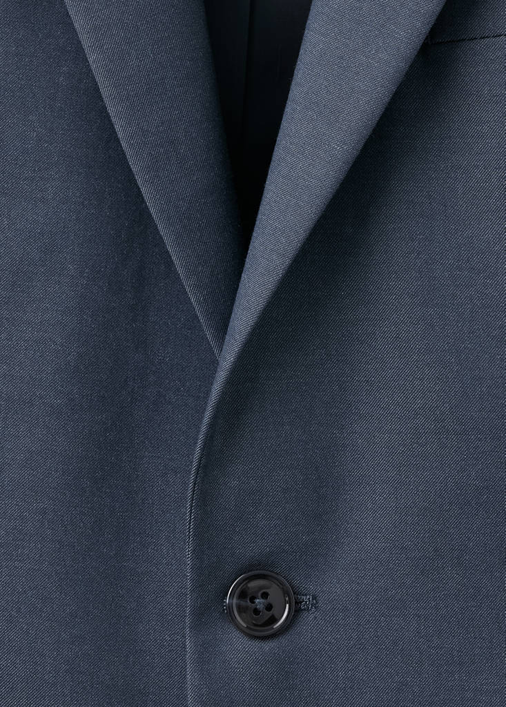 London regular-fit suit jacket — Indigo Blue