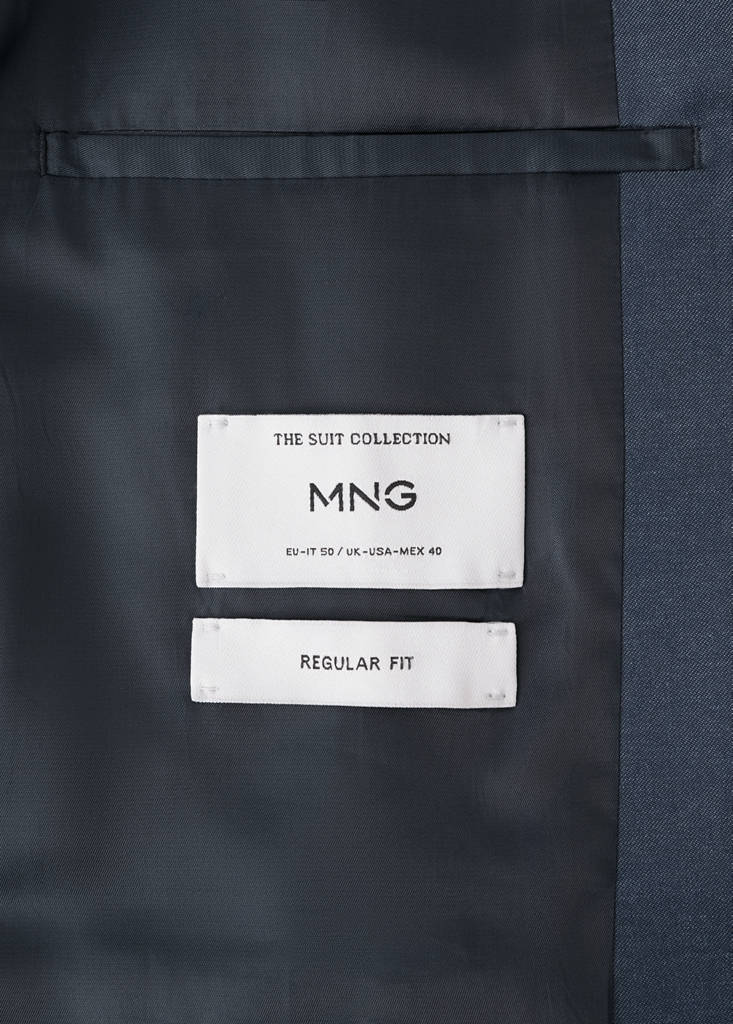 London regular-fit suit jacket — Indigo Blue