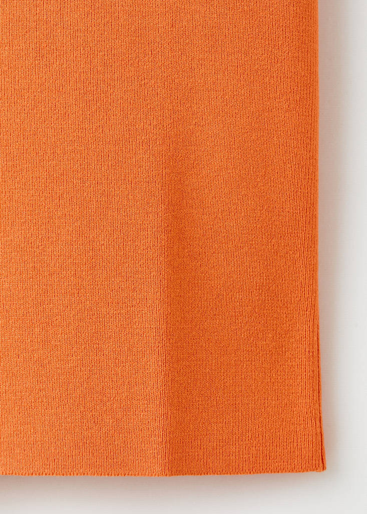 Fine-knit top — Orange