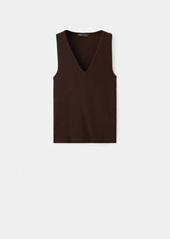 Fine-knit top — Chocolate 9