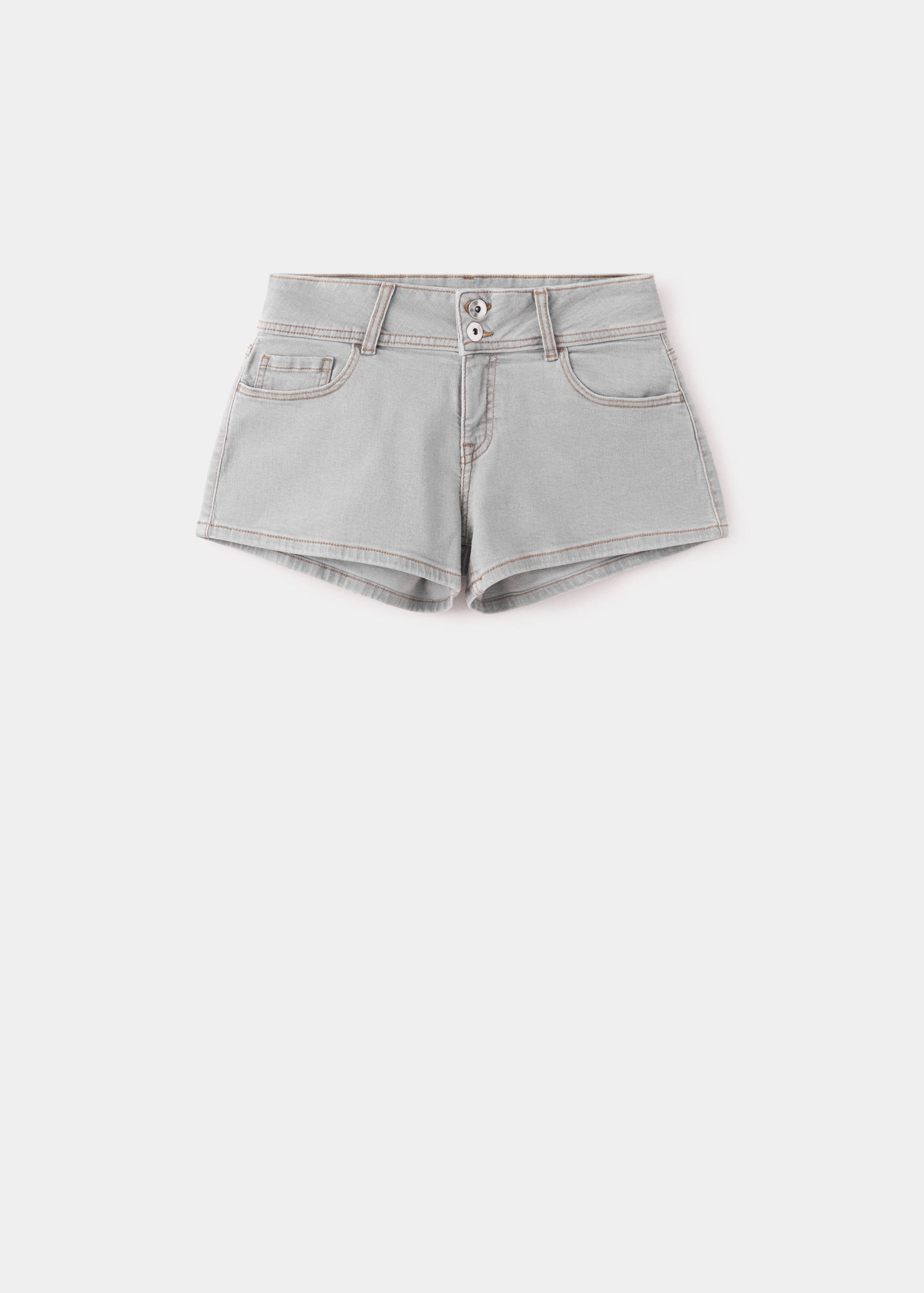 Low-waist mini shorts - Article without model