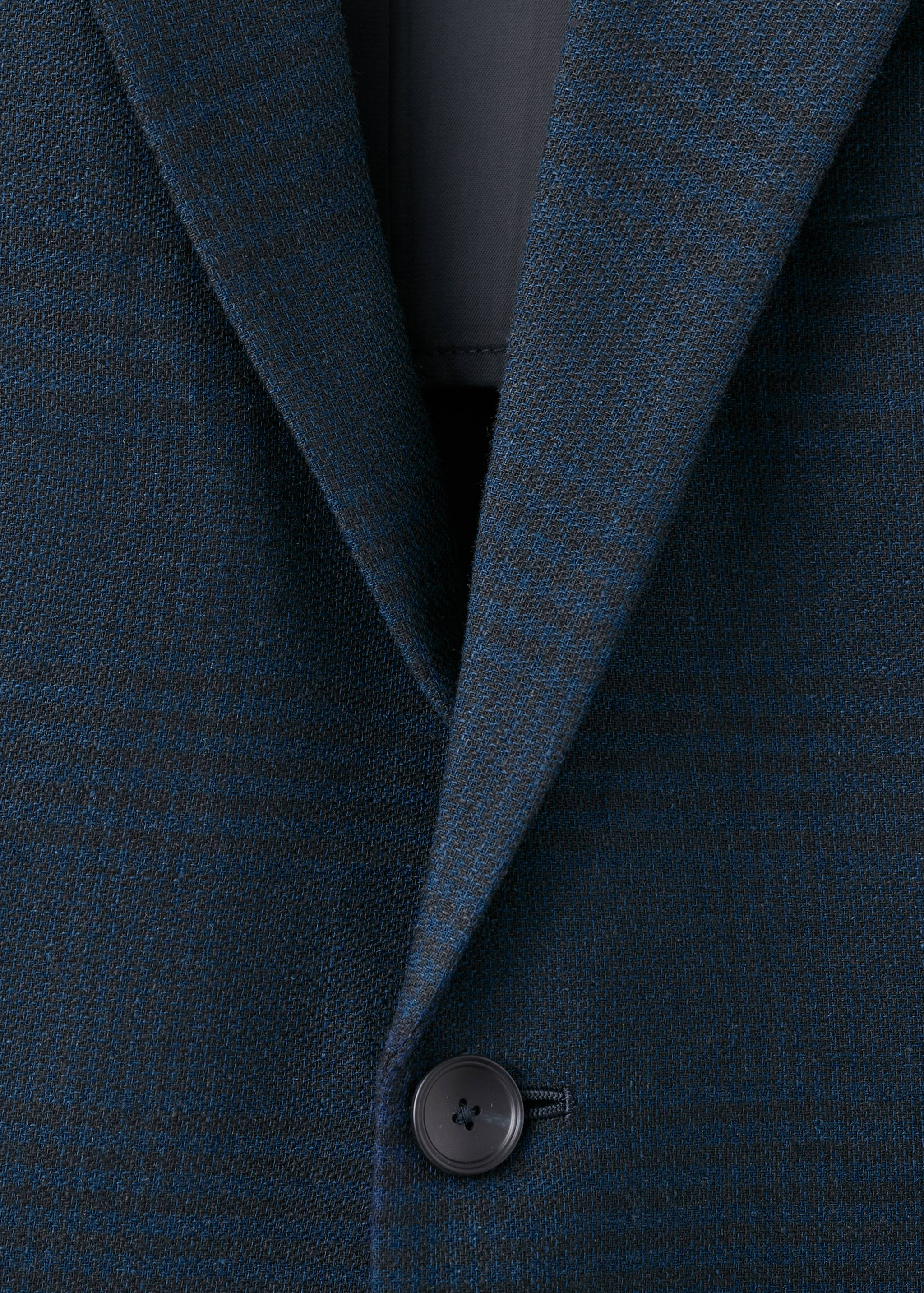 Slim fit linen-cotton striped blazer - Details of the article 8