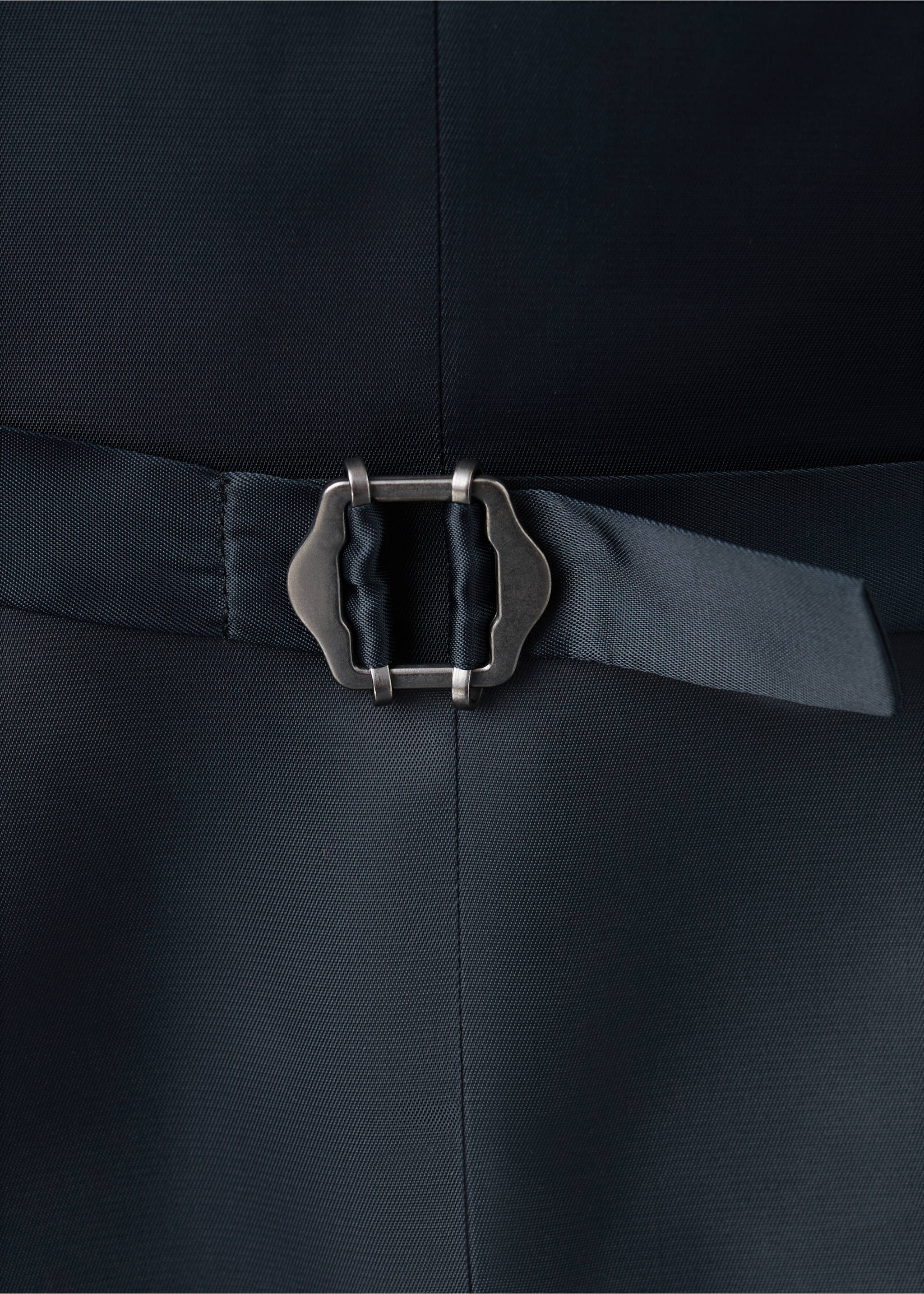 TURIN suit gilet 100% wool - Details of the article 0, Navy. Ref: 37041416-00.
