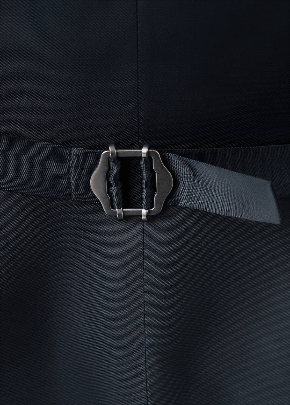 Turin suit waistcoat, 100% wool, slim fit — Navy