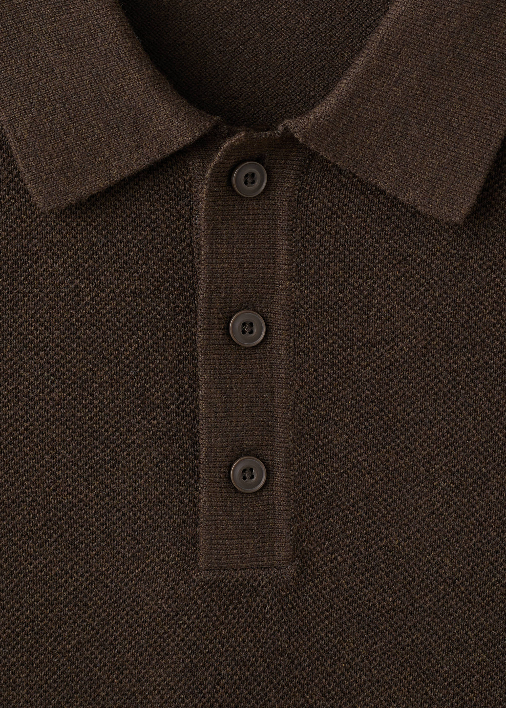 Feinstrick-Poloshirt aus Baumwoll-Mix - Detail des Artikels 8